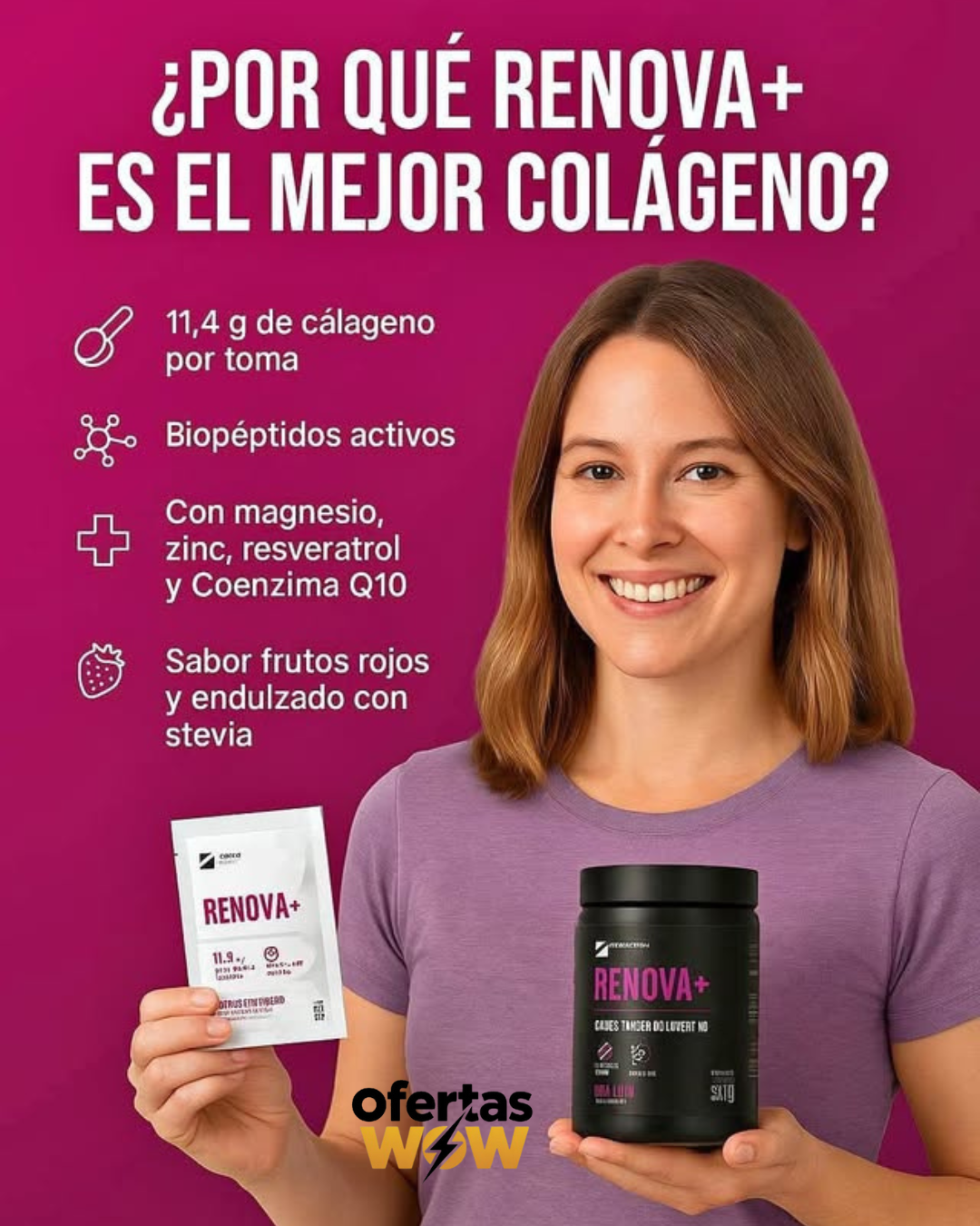 COLÁGENO RENOVA+ CON BIOPEPTIDOS ACTIVOS