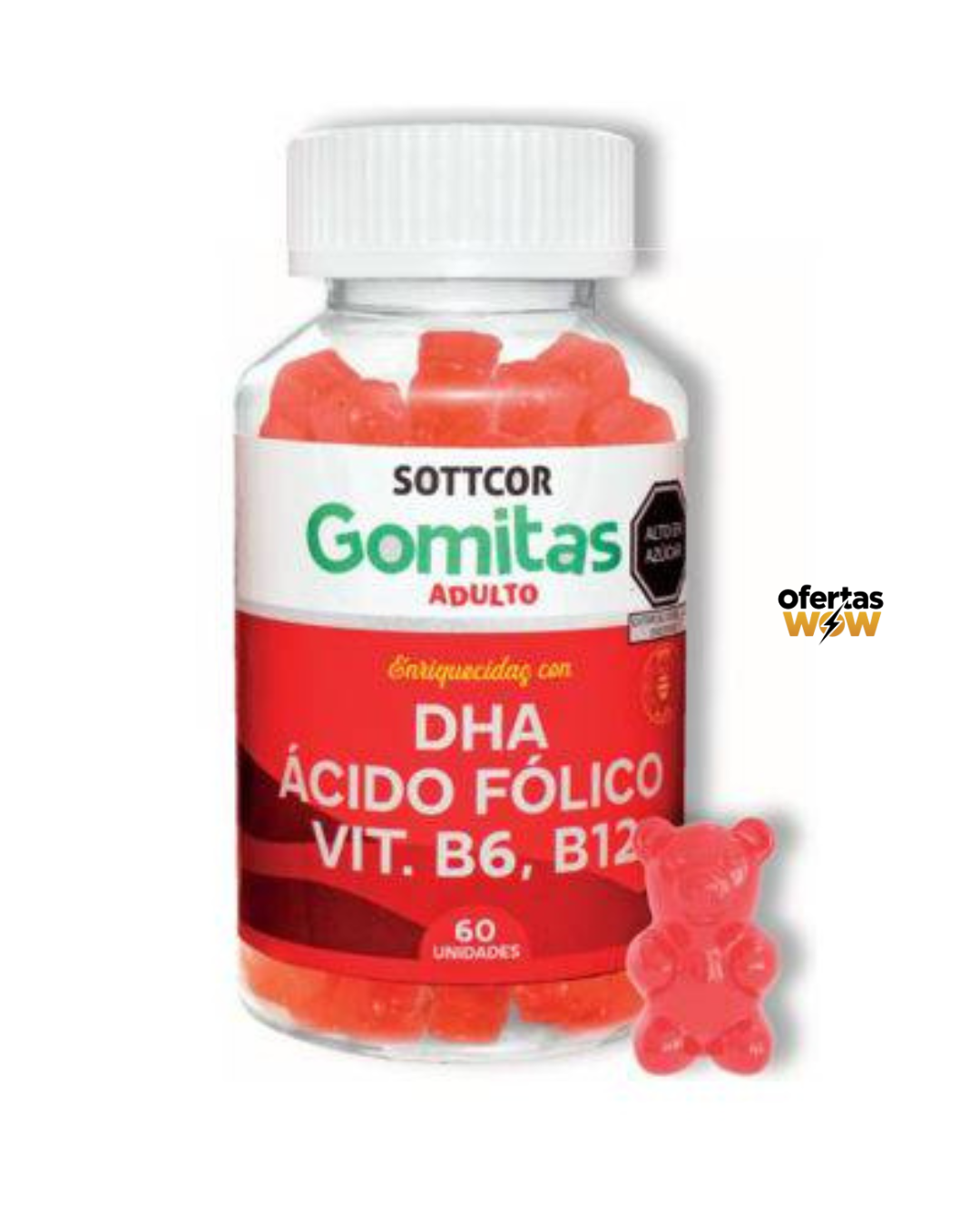 Gomitas Dha Acido Folico Vit. B6 B12