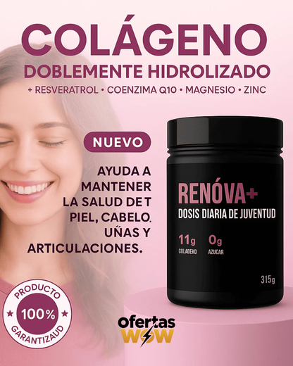 COLÁGENO RENOVA+ CON BIOPEPTIDOS ACTIVOS